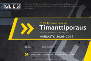 Gles Timanttiporaus Timanttisahaus hinnasto 2026-2027
