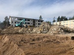 Betonin murskaus purkukohteessa
